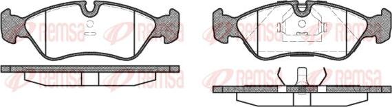 Kawe 0286 10 - Brake Pad Set, disc brake autospares.lv