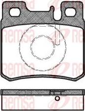 Kawe 0282 20 - Brake Pad Set, disc brake autospares.lv