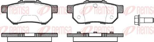 Kawe 0233 20 - Brake Pad Set, disc brake autospares.lv