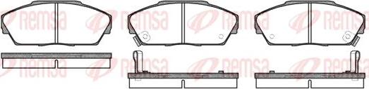 Kawe 0237 02 - Brake Pad Set, disc brake autospares.lv