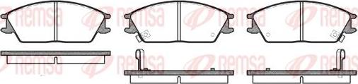 Kawe 0224 02 - Brake Pad Set, disc brake autospares.lv