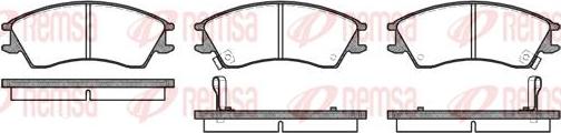 Kawe 0224 12 - Brake Pad Set, disc brake autospares.lv