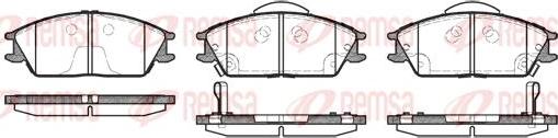 Kawe 0224 22 - Brake Pad Set, disc brake autospares.lv