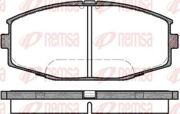 Kawe 0225 10 - Brake Pad Set, disc brake autospares.lv