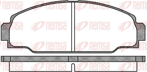 Kawe 0274 00 - Brake Pad Set, disc brake autospares.lv