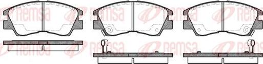 Kawe 0275 02 - Brake Pad Set, disc brake autospares.lv