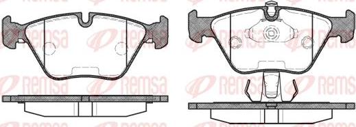 Kawe 0270 25 - Brake Pad Set, disc brake autospares.lv