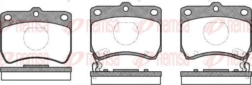 Kawe 0271 02 - Brake Pad Set, disc brake autospares.lv