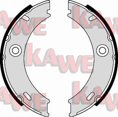 Kawe 07970 - Brake Shoe Set, parking brake autospares.lv