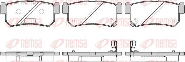 Kawe 0746 42 - Brake Pad Set, disc brake autospares.lv