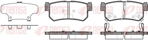 Kawe 0746 62 - Brake Pad Set, disc brake autospares.lv