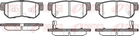 Kawe 0746 12 - Brake Pad Set, disc brake autospares.lv