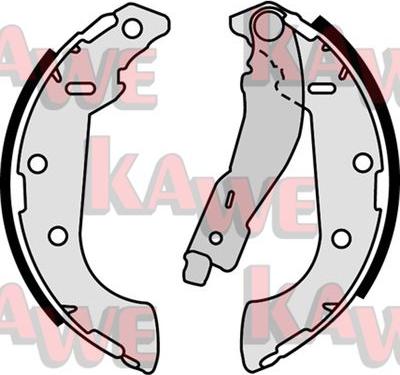 Kawe 07500 - Brake Shoe Set autospares.lv