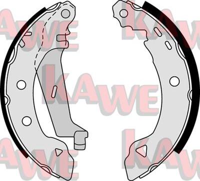 Kawe 07530 - Brake Shoe Set autospares.lv