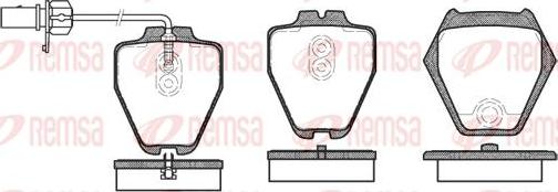 Kawe 0752 02 - Brake Pad Set, disc brake autospares.lv