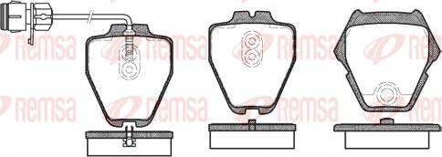 Kawe 0752 12 - Brake Pad Set, disc brake autospares.lv