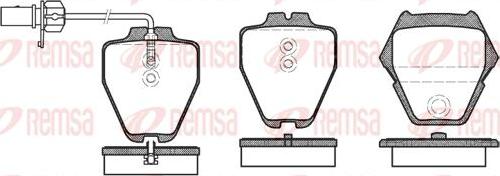 Kawe 0752 22 - Brake Pad Set, disc brake autospares.lv