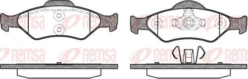 Kawe 0765 00 - Brake Pad Set, disc brake autospares.lv