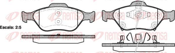 Kawe 0766 12 - Brake Pad Set, disc brake autospares.lv