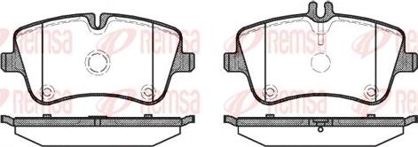 Kawe 0768 00 - Brake Pad Set, disc brake autospares.lv