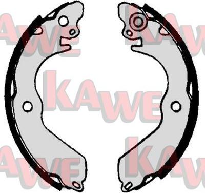 Kawe 07020 - Brake Shoe Set autospares.lv