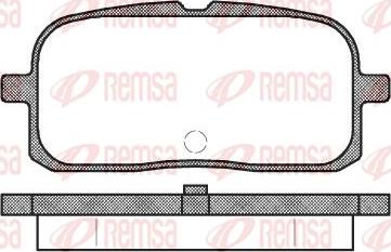 Kawe 0715 00 - Brake Pad Set, disc brake autospares.lv