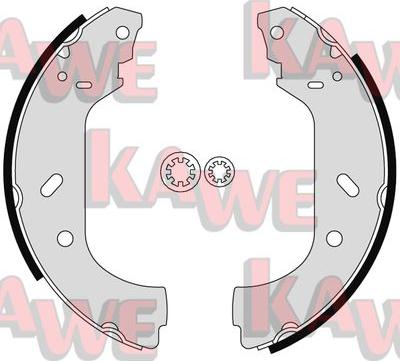 Kawe 07150 - Brake Shoe Set autospares.lv