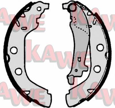 Kawe 07180 - Brake Shoe Set autospares.lv