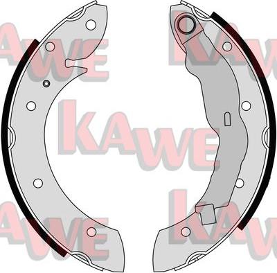 Kawe 07135 - Brake Shoe Set autospares.lv