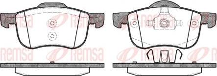 Kawe 0713 00 - Brake Pad Set, disc brake autospares.lv