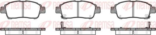 Kawe 0712 02 - Brake Pad Set, disc brake autospares.lv