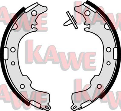 Kawe 07840 - Brake Shoe Set autospares.lv