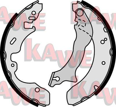 Kawe 07390 - Brake Shoe Set autospares.lv