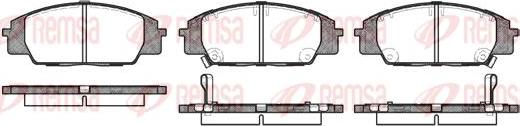 Kawe 0735 02 - Brake Pad Set, disc brake autospares.lv