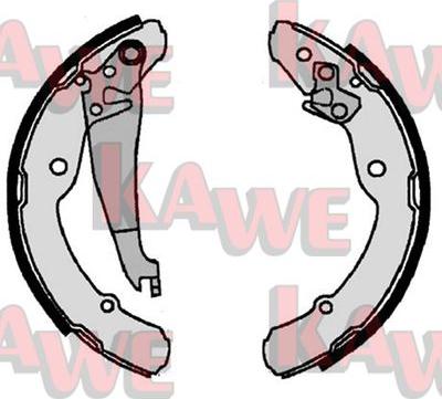 Kawe 07300 - Brake Shoe Set autospares.lv