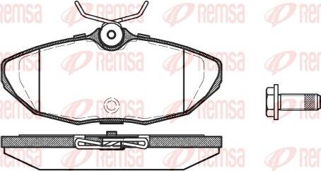 Kawe 0732 00 - Brake Pad Set, disc brake autospares.lv