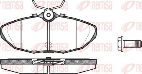 Kawe 0732 10 - Brake Pad Set, disc brake autospares.lv