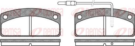 Kawe 0725 02 - Brake Pad Set, disc brake autospares.lv