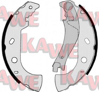 Kawe 07250 - Brake Shoe Set autospares.lv