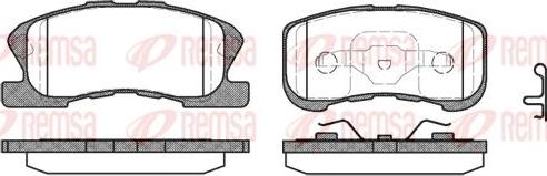 Kawe 0720 02 - Brake Pad Set, disc brake autospares.lv