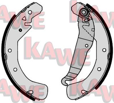 Kawe 07200 - Brake Shoe Set autospares.lv