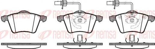 Kawe 0721 02 - Brake Pad Set, disc brake autospares.lv