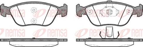 Kawe 0722 00 - Brake Pad Set, disc brake autospares.lv