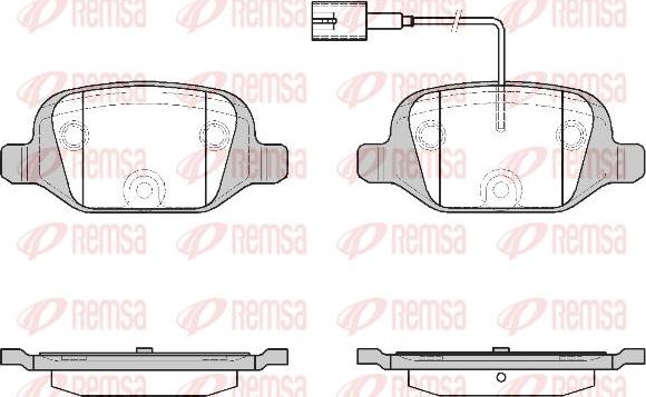 Kawe 0727 12 - Brake Pad Set, disc brake autospares.lv