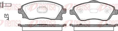 Kawe 0774 12 - Brake Pad Set, disc brake autospares.lv