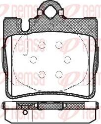 Kawe 0770 00 - Brake Pad Set, disc brake autospares.lv