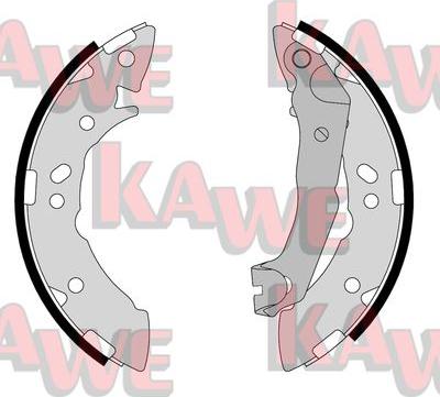 Kawe 07710 - Brake Shoe Set autospares.lv