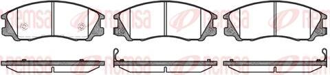 Kawe 0771 32 - Brake Pad Set, disc brake autospares.lv