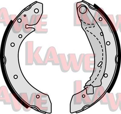 Kawe 07730 - Brake Shoe Set autospares.lv