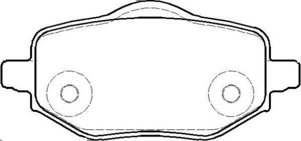 Kawe 1952 00 - Brake Pad Set, disc brake autospares.lv